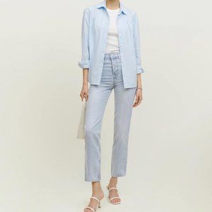 Reformation Cynthia High Rise Straight Jeans